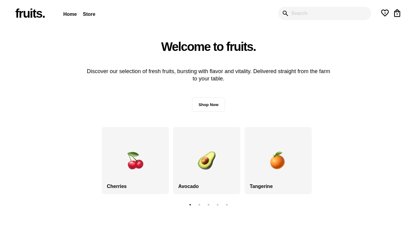 Fruit-Store-React